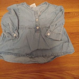 Baby girl jean top